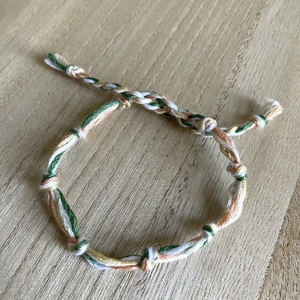 December Bracelet anklet trendy comfortable tie embroidery thread woven gift